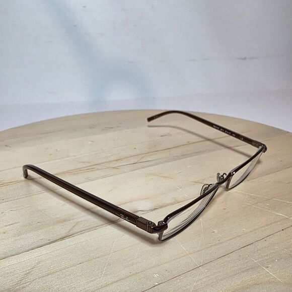 Ray-Ban RB 6103 2511 Rectangle Brown Eyeglasses Frame 51-17-140 Frames Only - Picture 6 of 8